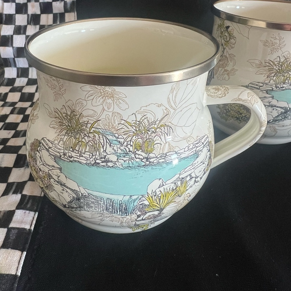 Mackenzie-Childs Aurora Farm Barnyard
Coffee Mugs. SET OF TWO. RETIRED. - Picture 6 of 11